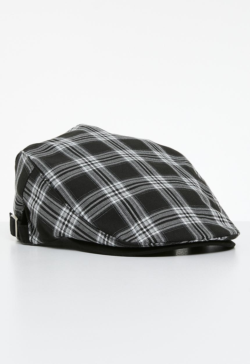 Pringle Mens Owen Newsboy Cap In Black