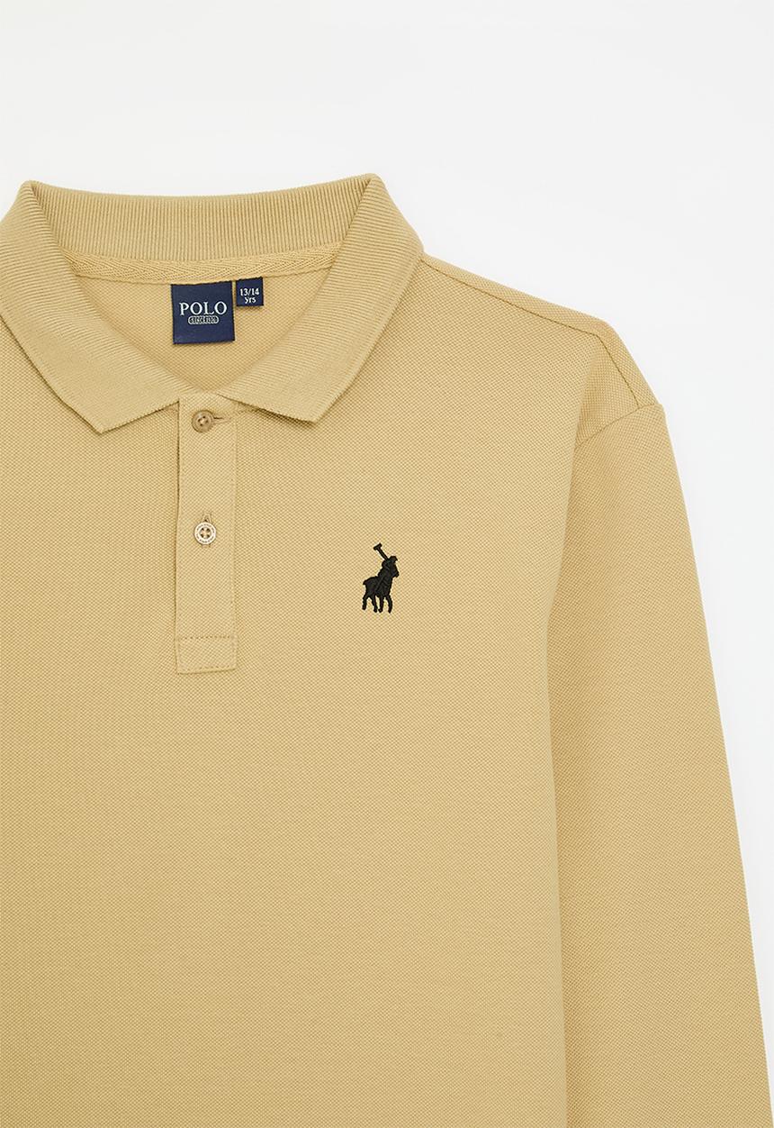 Polo Boys Robert Ls Golfer Camel