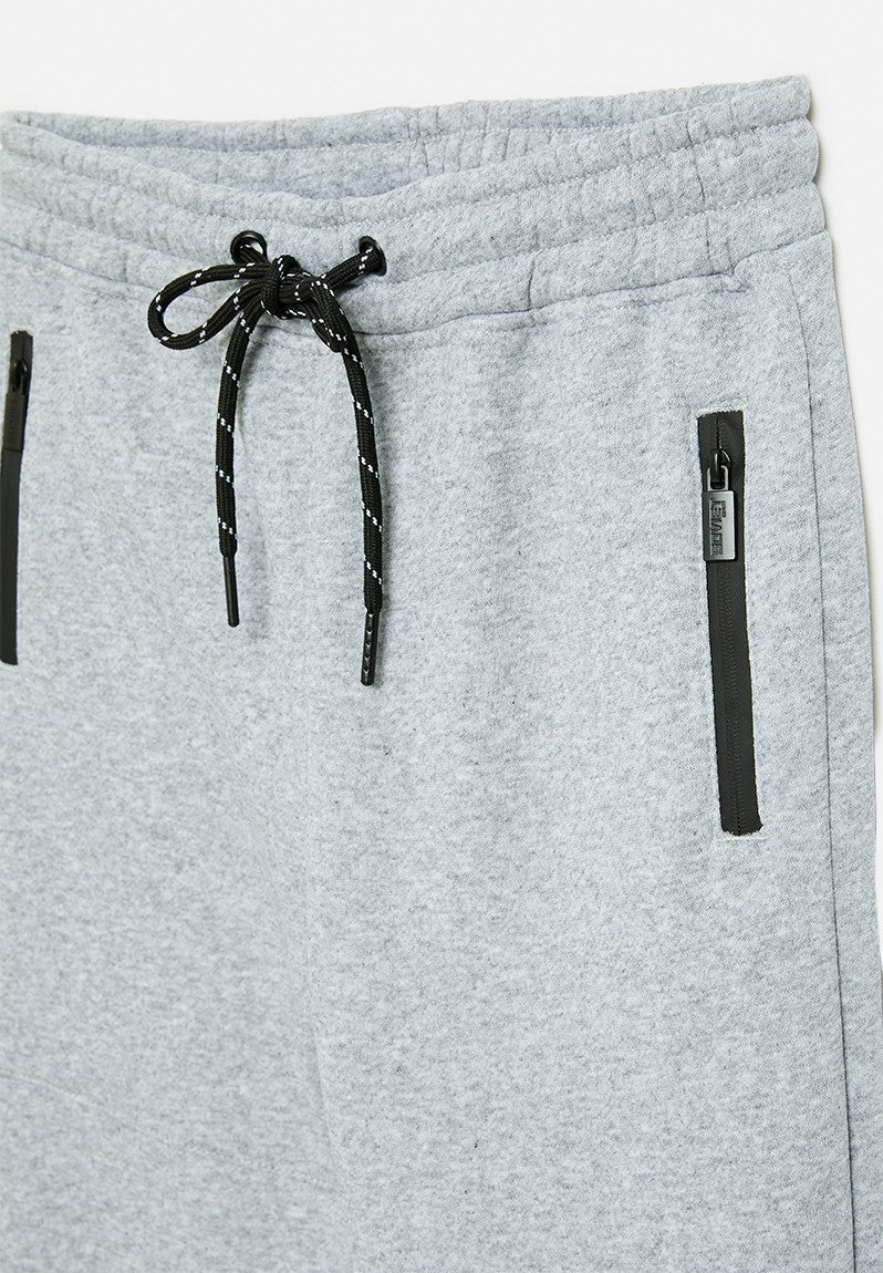 Soviet Boys Track Pants In Grey Melange