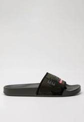 Replay Mens Up Lycra Slides  Black