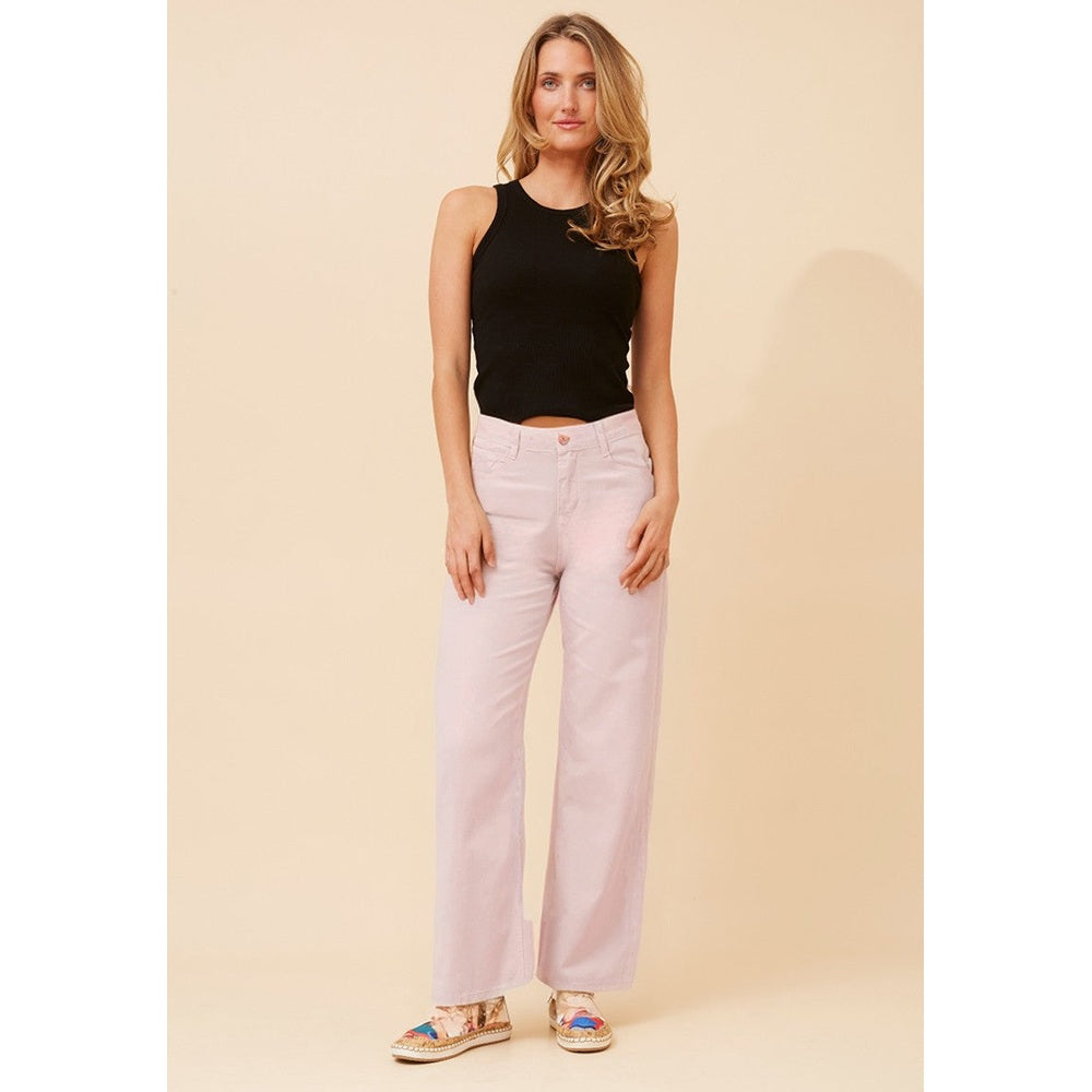 Mandi High Waist Straight Leg Jeans In Nougat