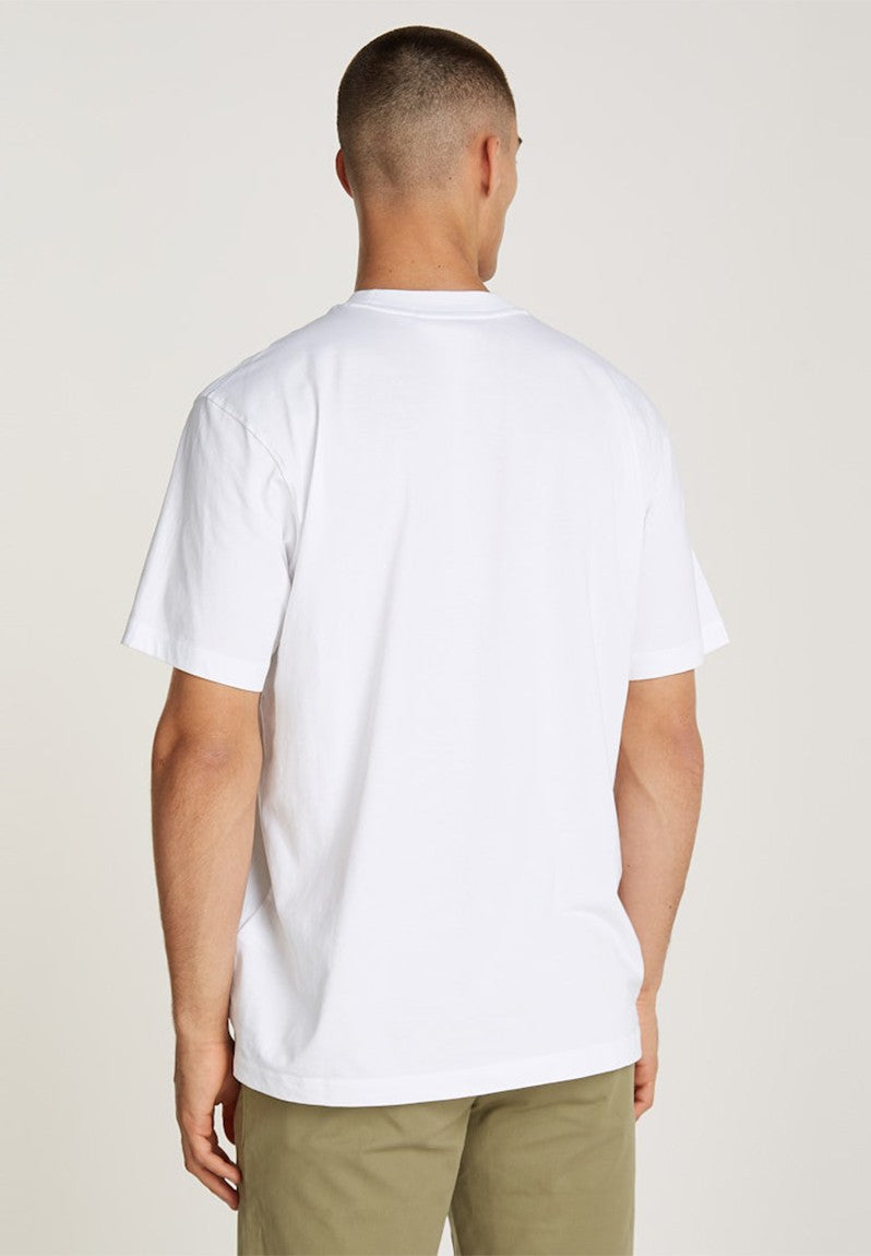 Calvin Klein J325652 Badge Relaxed Tee White