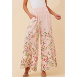 Stella Morgan Ladies Trousers In Pink Floral
