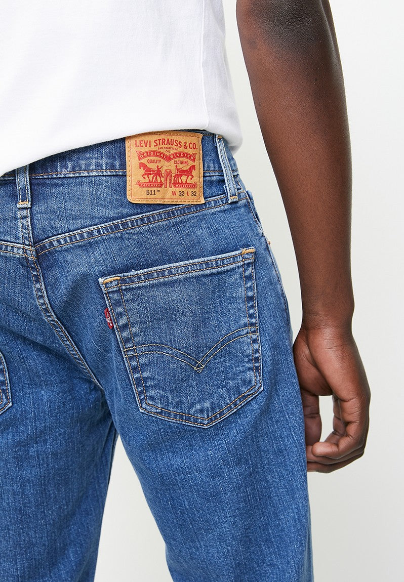Levis Mens Wanna Go Back Jeans Slim Jeans In Blue