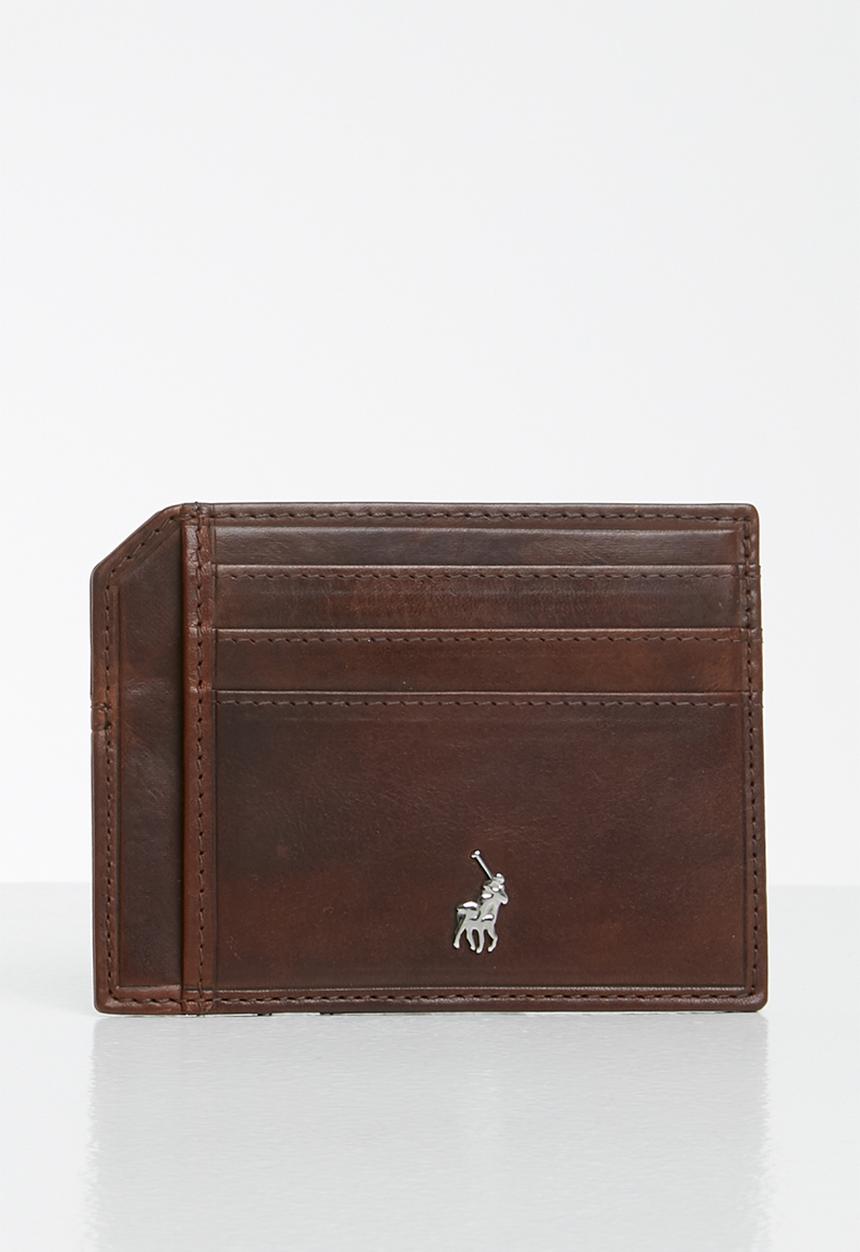 Polo Mens Etosha CC Wallet With Top Pocket In Brown
