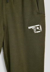 Soviet Boys Mueller Track Pants In Olive