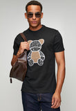 Ben Sherman Mens Fur Bear T-Shirt In Black