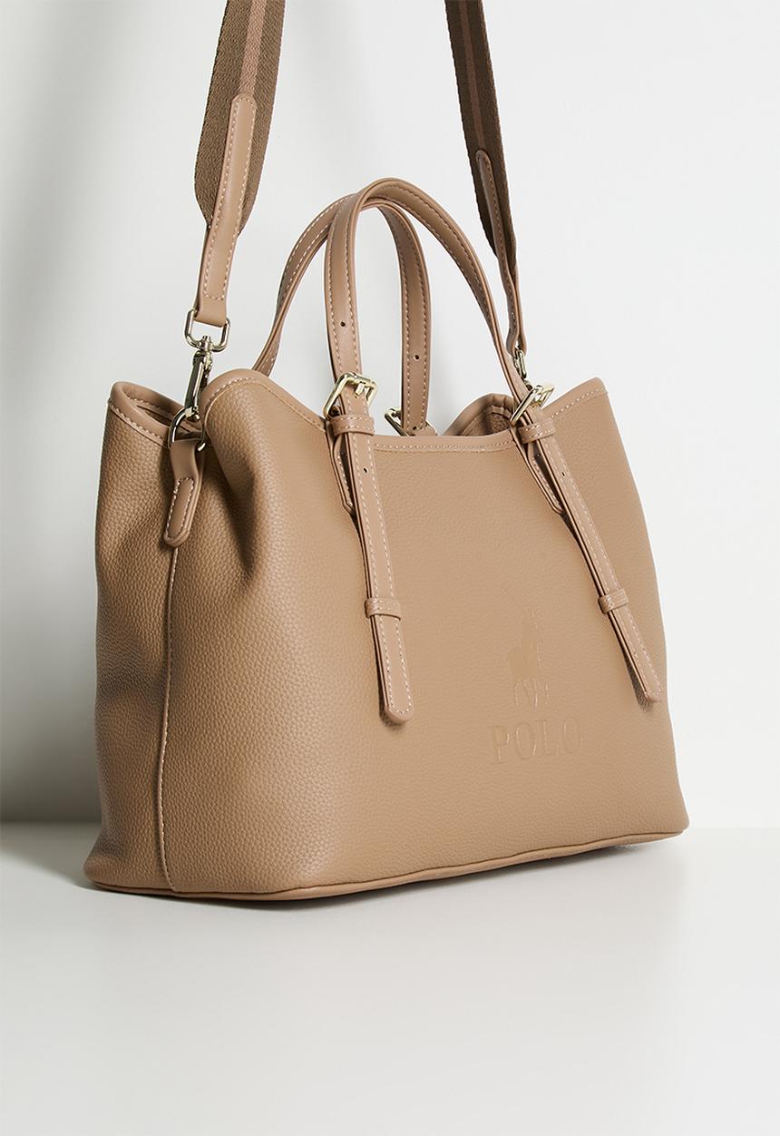 Polo Womens Tahoe Shopper Handbag In Cinnamon