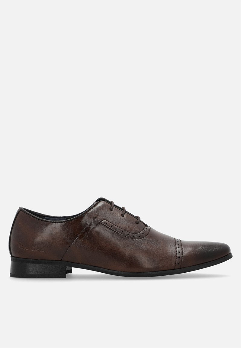 Pierre Cardin Mens Yuvan Shoes In Brown
