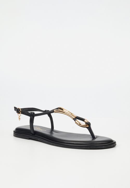 Miss Black Ladies Kali 3 Sandals In Black