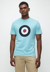 Ben Sherman Target Mens T-Shirt In Retro Blue