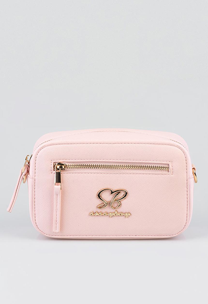 Sissyboy Basic Camera Sling Bag In Pink