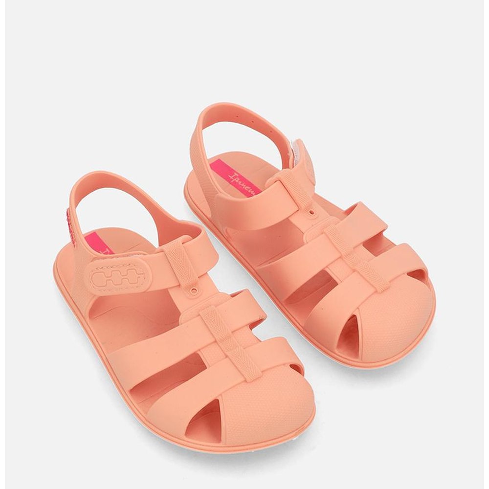 Ipanema Girls Barefoot Baby Sandals In Peach