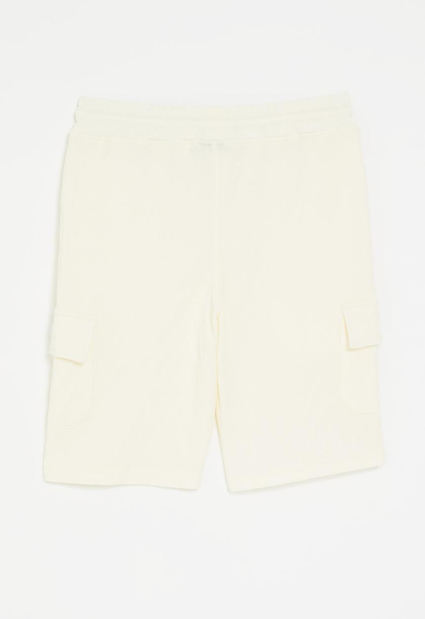 Soviet Boys Cargo Pocket Track Set Short In Winter White