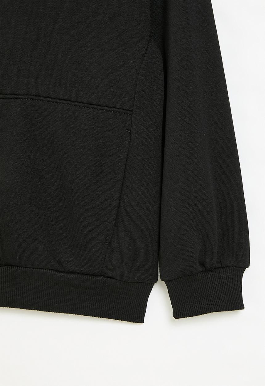 Nike Boys Nsw Club Ft Hbr Po Hoodie In Black