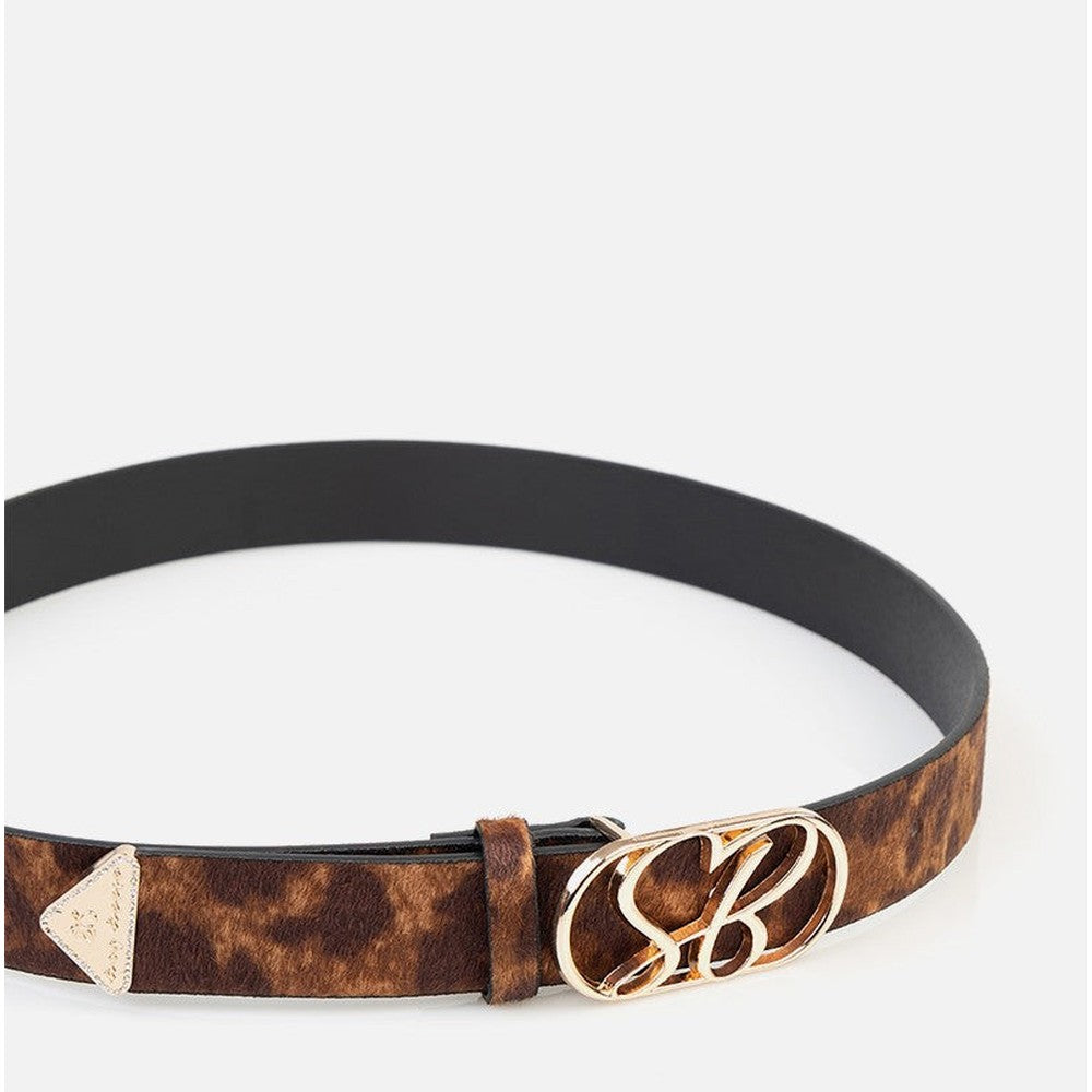 Sissy Boy Animal Leopard Belt In Tan