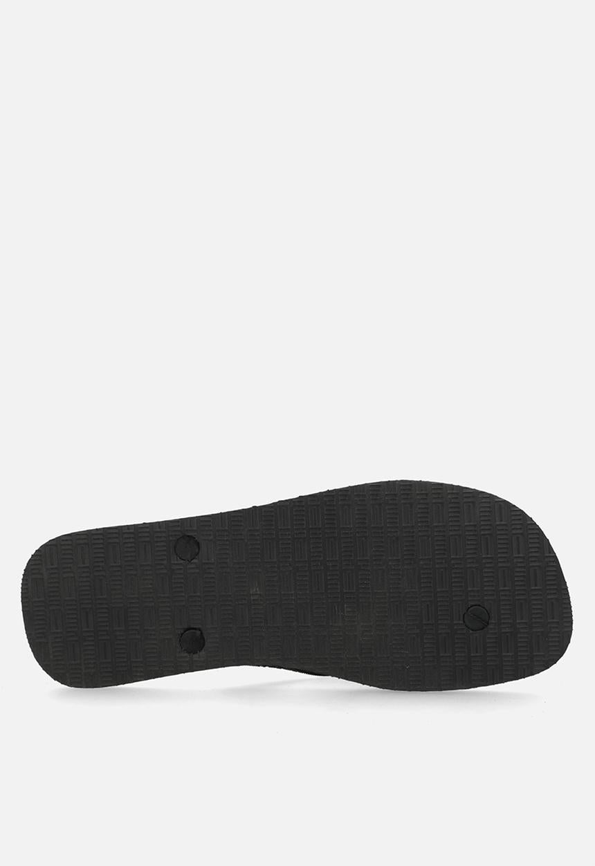 Puma Mens First Flip Orbit Sandals In Black/Sun Stream/White