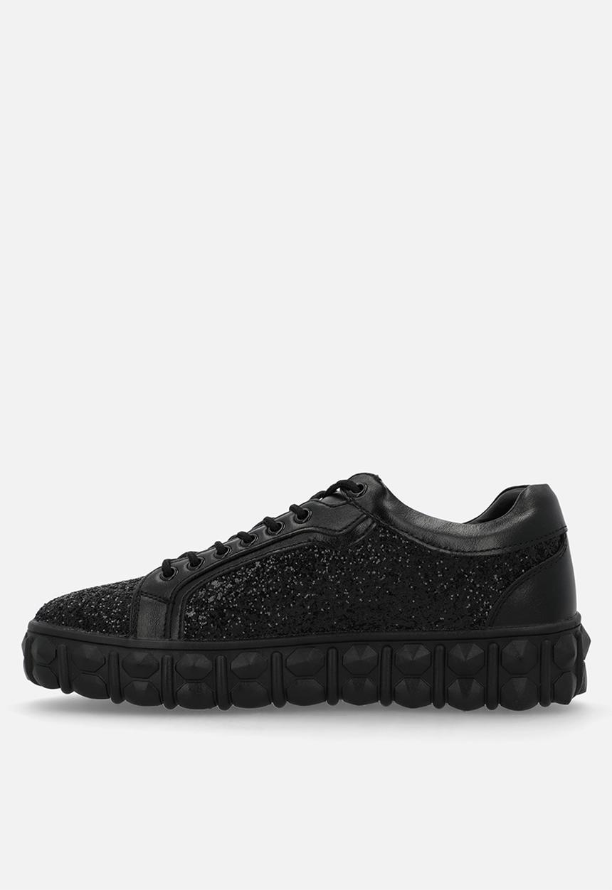 Mazerata Mens Pigale 10 Rhinestone Sneaker In Black