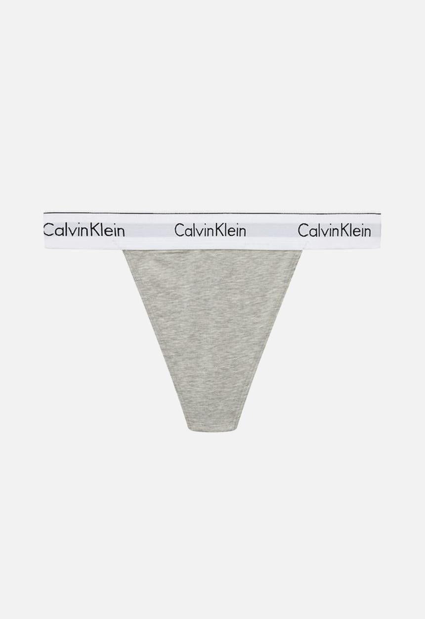 Calvin Klein String Thong In Grey