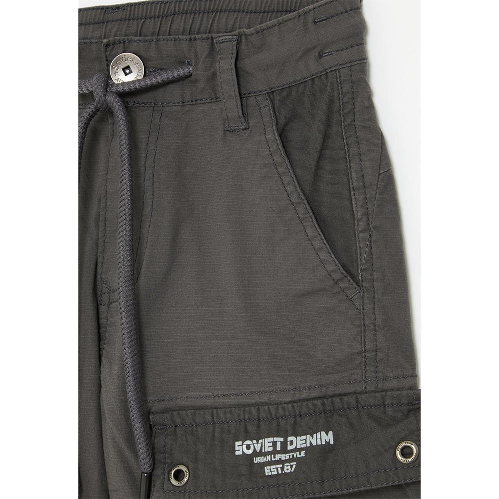 Soviet Boys Chino Shorts In Dark Grey
