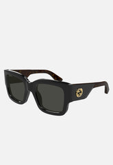 Gucci Womens Sunglases In Black Havana
