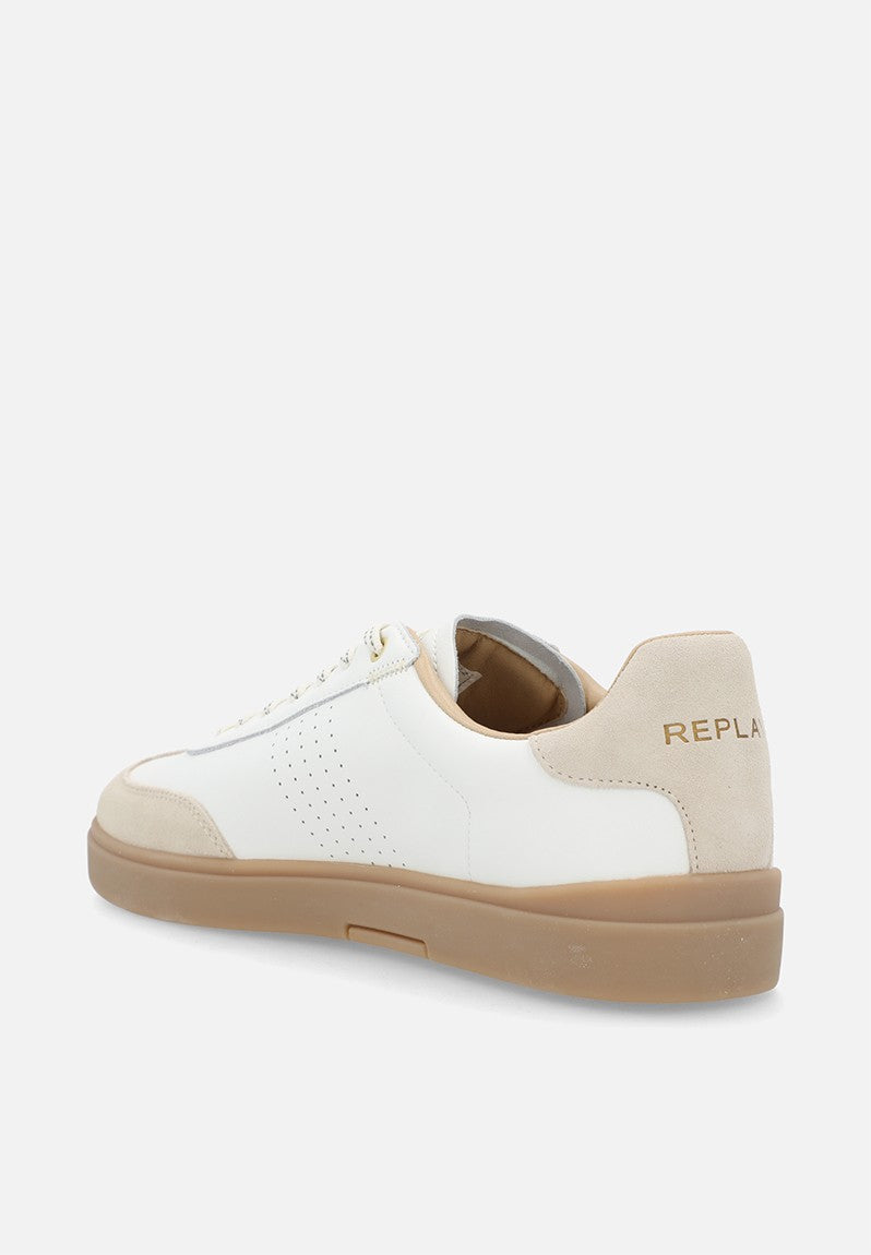 Replay Mens Polys M Scent Sneaker In Milk