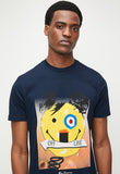 Ben Sherman Mens Off Line T-Shirt In Navy