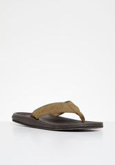 Hush Puppies Mens Strut Thong Sandals In Tan
