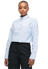 Polo 0049124 Wmn Giselle Ls Oxford Shirt Blue