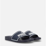 Puma Kids Poolcat 2.0 Jr Zadp Slides In Navy & White