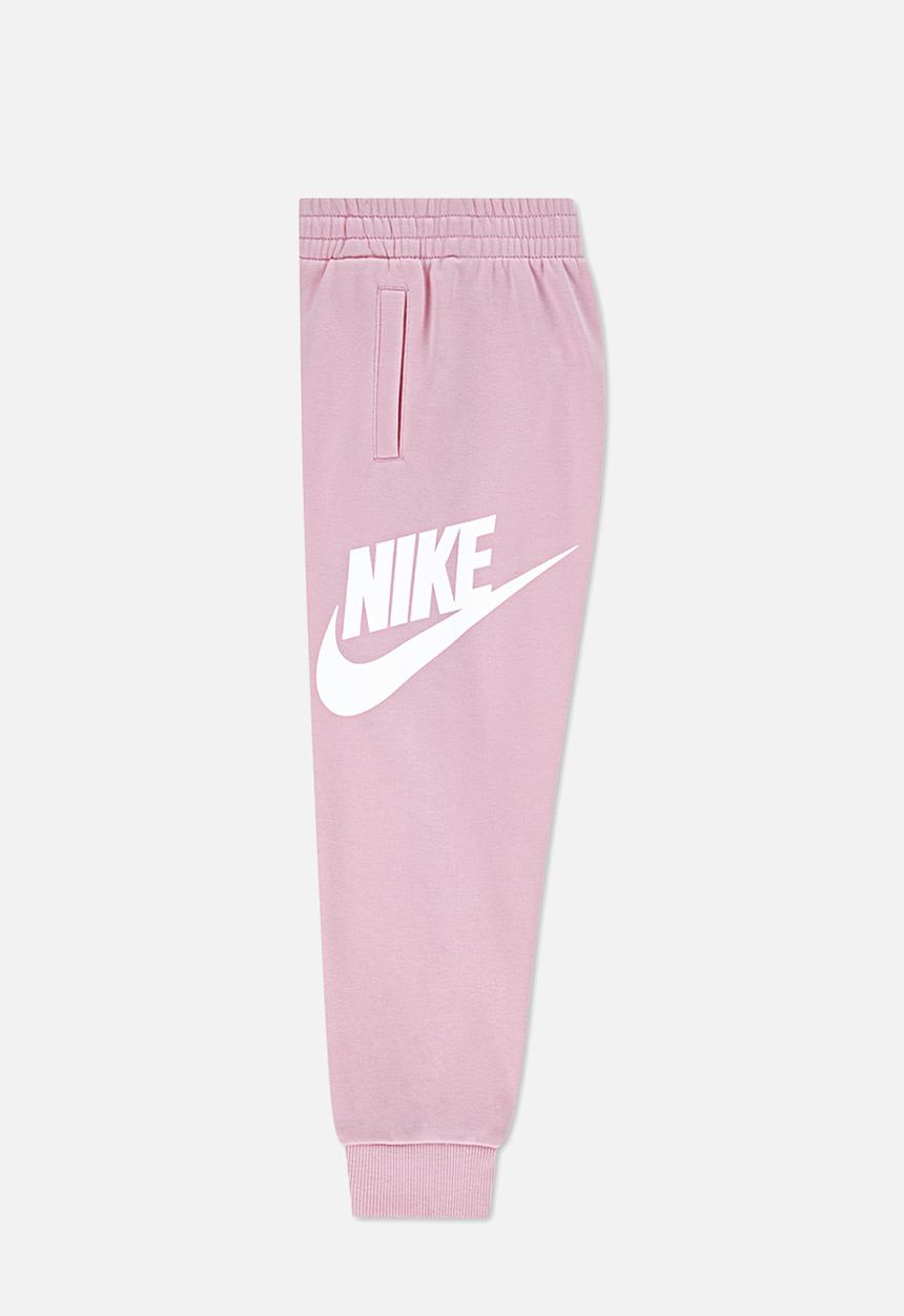 Nike Girls Nsw Club Ft Hbr Jogger In Soft Pink