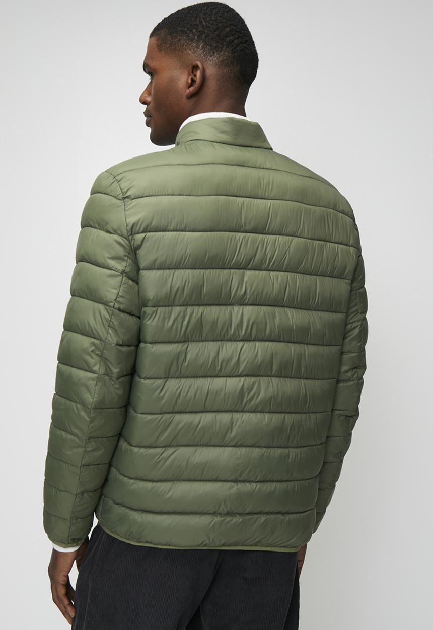 Polo Mens Quilted Puffer Jacket In Fatigue