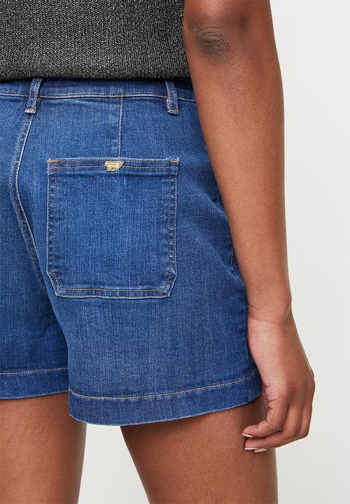 Sissyboy Womens High Waist Shorts In Medium Vintage