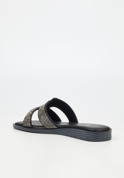 Butterfly Feet Ladies Jacey 1 Black Sandals