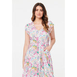 Stella Morgan Ladies Dress In White Multi