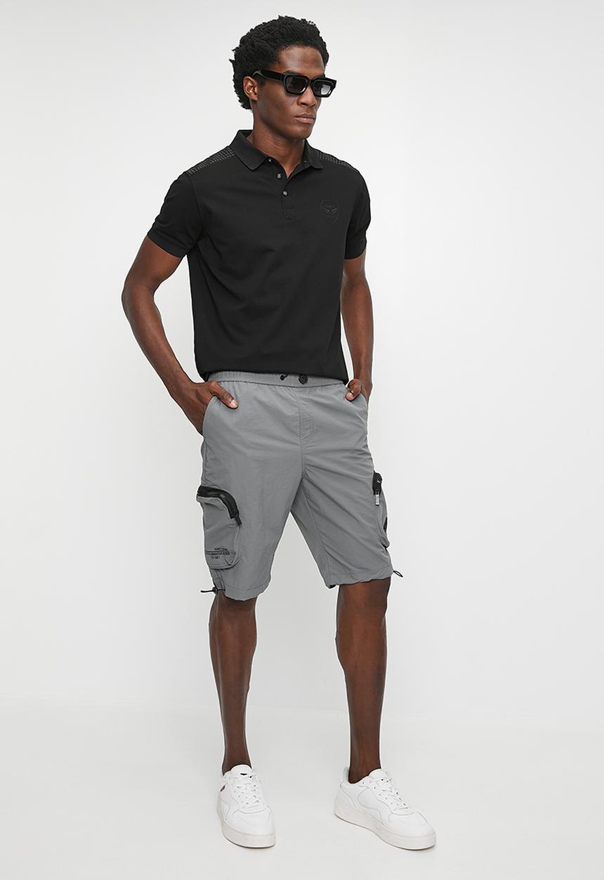 Soviet Mens Baraka Nylon Shorts In Anthracite