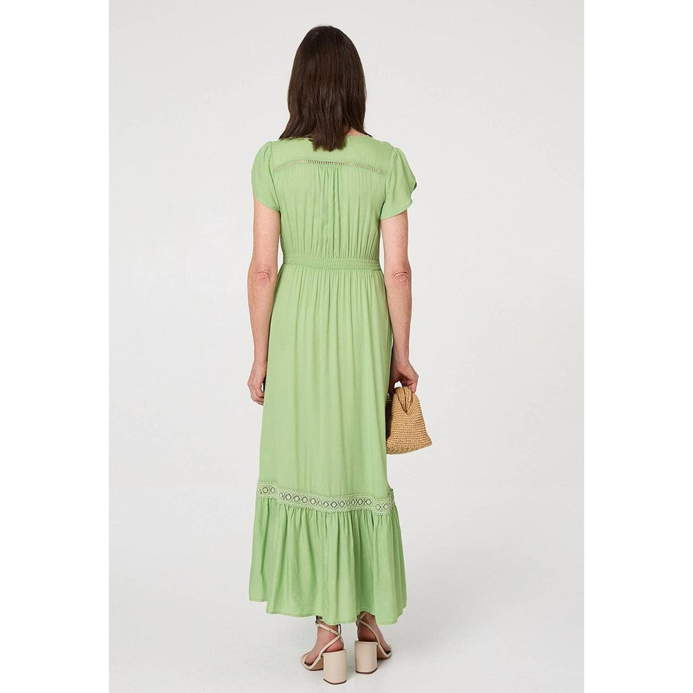 Stella Morgan Ladies Dress In Lime