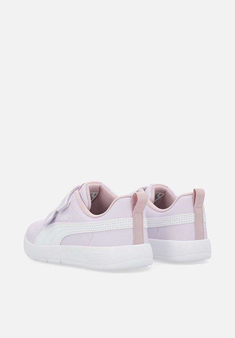 Puma Kids Courtflex V3 V Shoes In Lilac