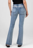 Sissy Boy Alyssa Bootleg Mid Waist Jeans In Medium Vintage