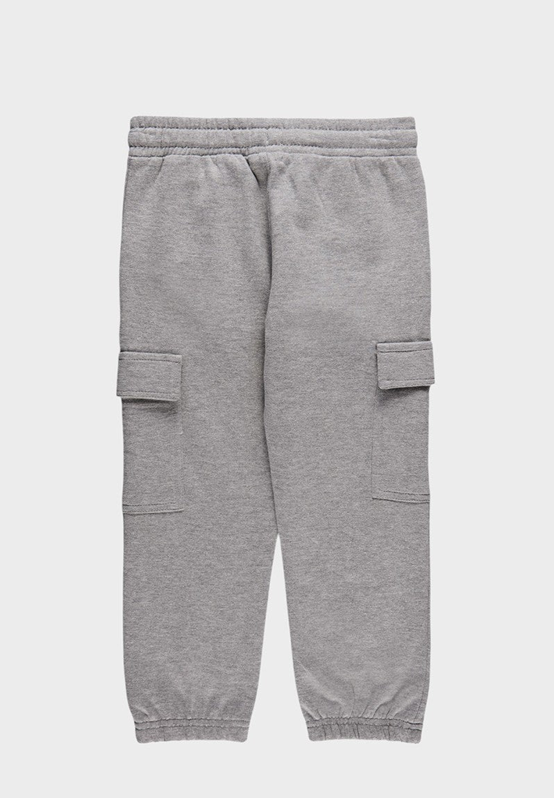 Jeep Kids Fleece Jogger Pants Grey & Pink