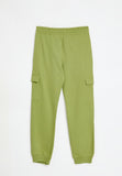 Jeep Kids Cargo Fleece Jogger Pants Bay Leaf
