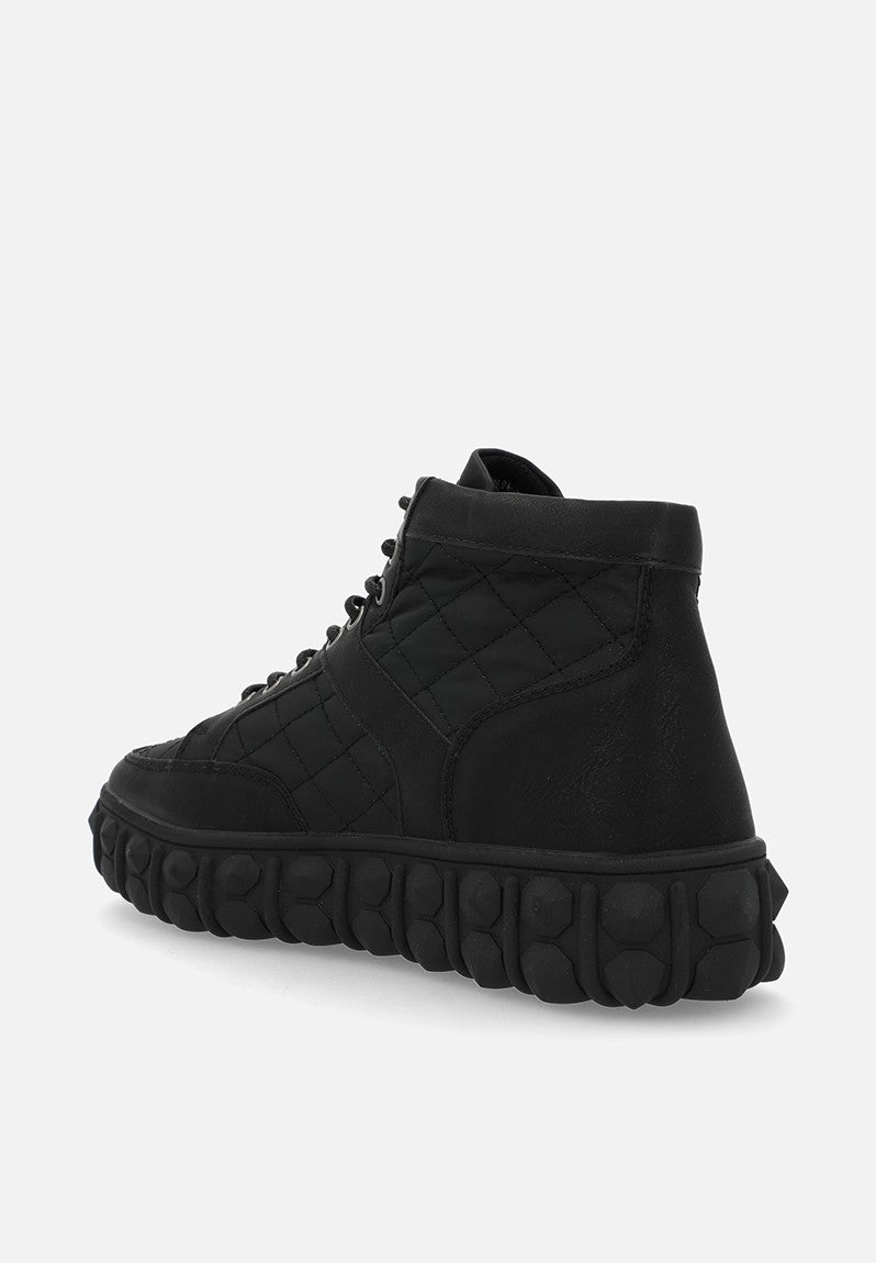 Mazerata Mens Pigale 9 Faux Nubuck Shoes In Black