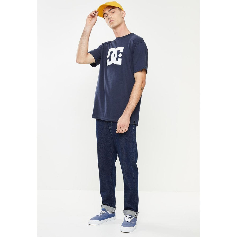 DC Shoes Star Short Sleeve T-Shirt In Navy Blazer
