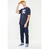 DC Shoes Star Short Sleeve T-Shirt In Navy Blazer