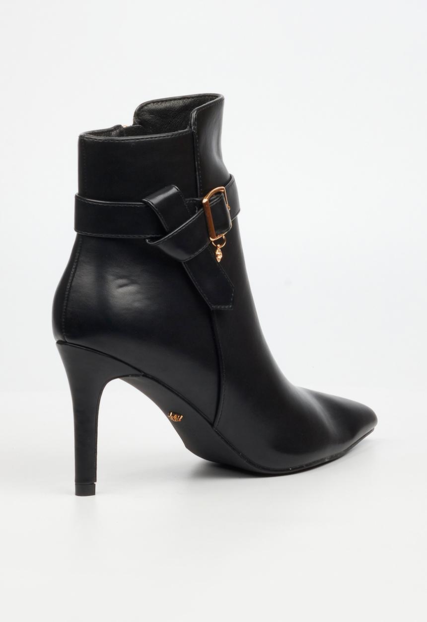 Miss Black Moss 1 Heel Boots In Black
