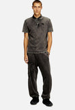 Diesel Mens T-Rejust-Nc-Den Polo Shirt 9Xx Black