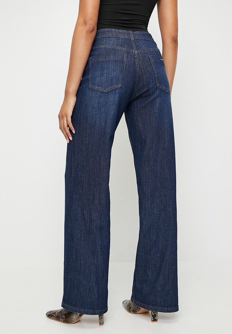 Sissyboy Womens Sophia High-Waist Jeans In Dark Vintage