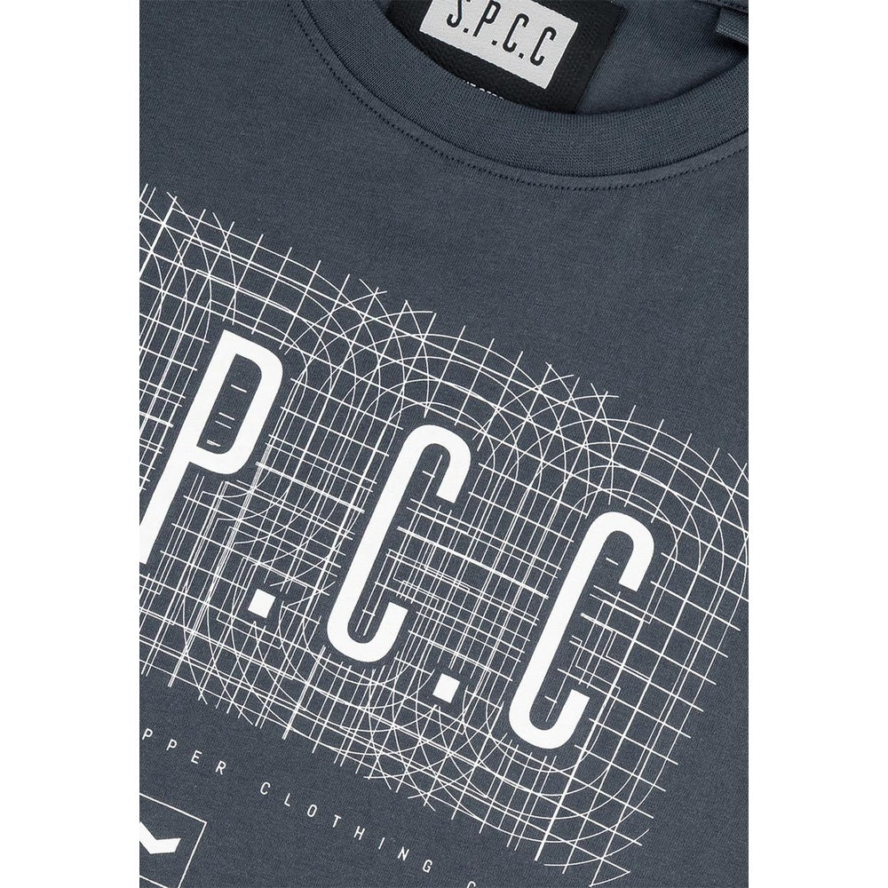 S.P.C.C Mens Aven Short Sleeves T-Shirt In Dark Grey
