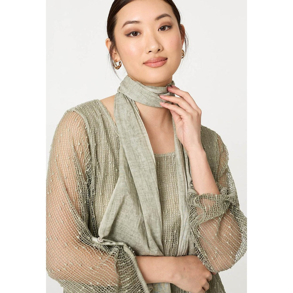 Izabel London Ladies Blouse In Khaki