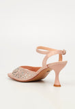 Butterfly Feet Ladies Kitten 1 Heels In Rose Gold